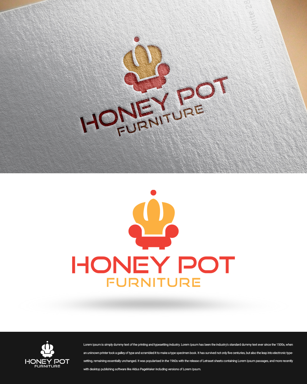 Logo Design by zingodesigns258 for Honey Pot Furniture Ltd | Design #20446511