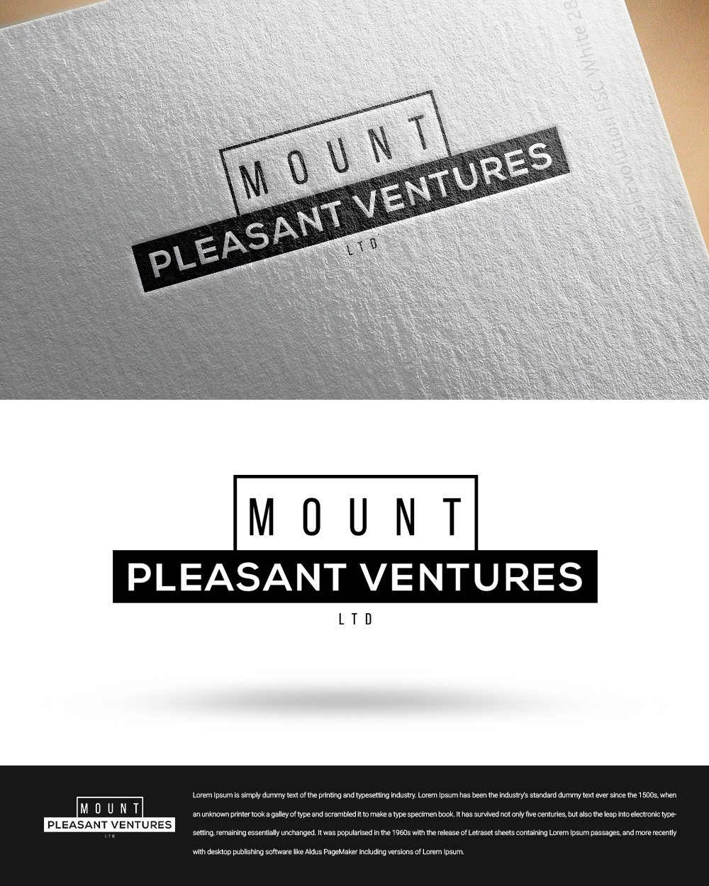 Logo Design by zingodesigns258 for Mount Pleasant Ventures, Ltd. | Design #20438092