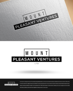 Logo Design by zingodesigns258 for Mount Pleasant Ventures, Ltd. | Design: #20438092