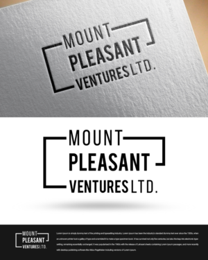 Logo Design by zingodesigns258 for Mount Pleasant Ventures, Ltd. | Design: #20438094