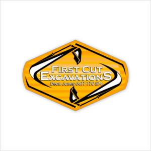 Logo Design by damian for First Cut Excavations  | Design: #20450116