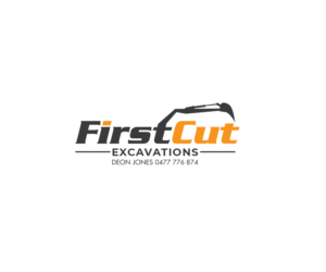 Logo Design by Alien Cookie for First Cut Excavations  | Design: #20449631