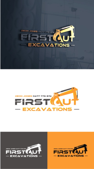 Logo Design by Soul Light for First Cut Excavations  | Design: #20455729