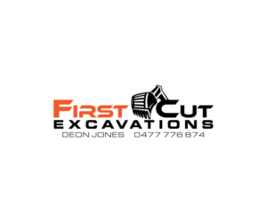 Logo Design by Wild Geek for First Cut Excavations  | Design: #20451059