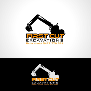 Logo Design by Joenet Jayawarna for First Cut Excavations  | Design #20455365