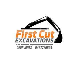 Logo Design by edwinnegz1 for First Cut Excavations  | Design: #20457194