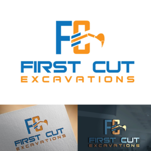 Logo Design by JAFRIN for First Cut Excavations  | Design: #20455469