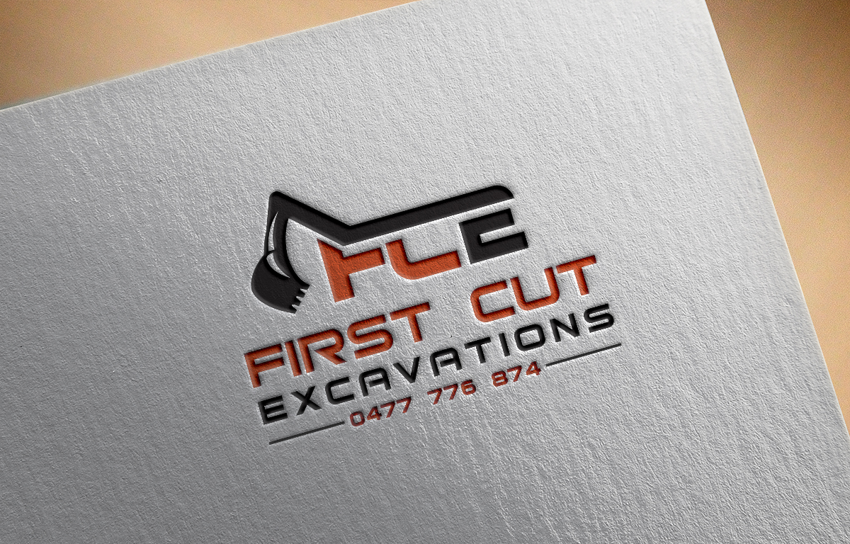 Logo Design by Design Solving for First Cut Excavations  | Design #20449757