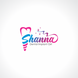 Shanna Dental Implant Girl | Logo Design by Arham Hidayat