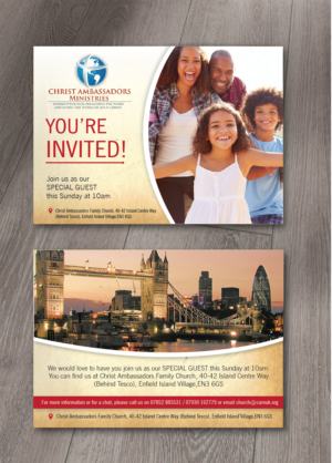Inviting A6 Flyer for Church membership | Diseño de Flyer por alex989