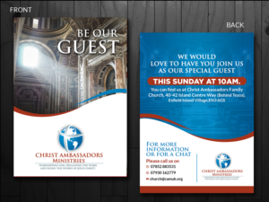 Inviting A6 Flyer for Church membership | Diseño de Flyer por Schöpfer