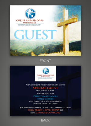 Inviting A6 Flyer for Church membership | Diseño de Flyer por ARTOGRAPHY