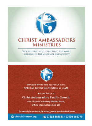 Inviting A6 Flyer for Church membership | Diseño de Flyer por meet007