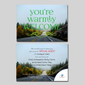 Inviting A6 Flyer for Church membership | Diseño de Flyer por JanuXart