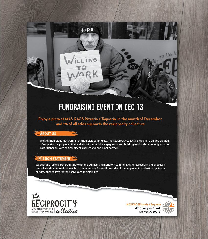 Flyer Design by alex989 for The Reciprocity Collective | Design #20445768