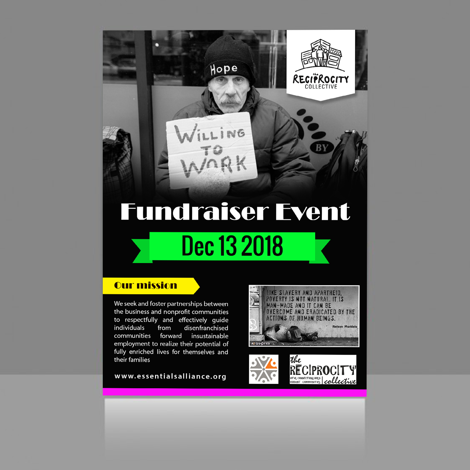 Flyer Design by debdesign for The Reciprocity Collective | Design #20444511