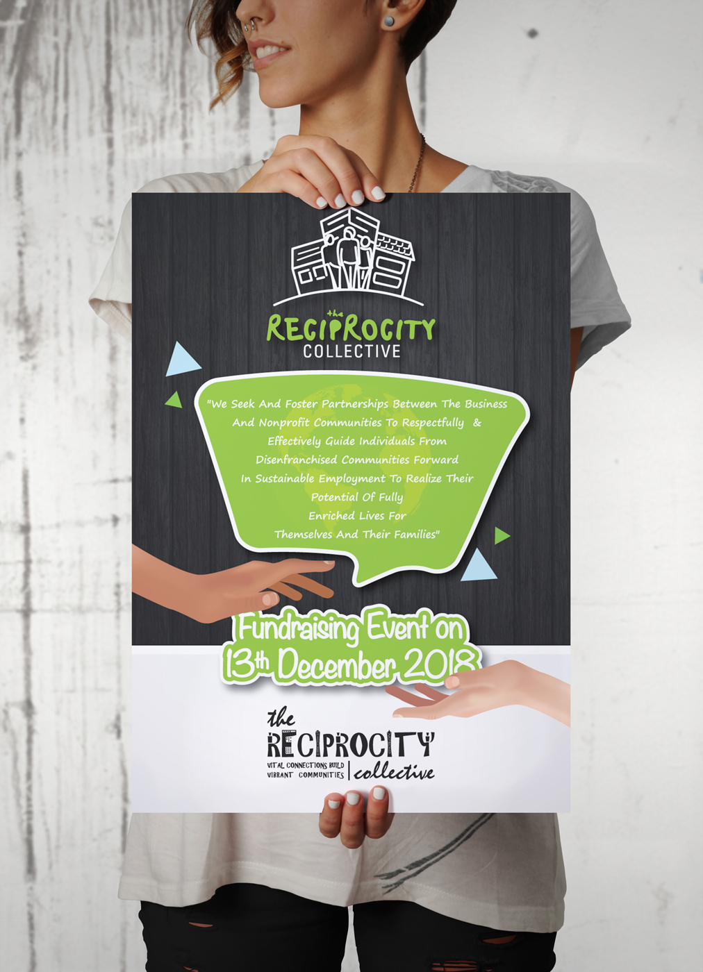 Diseño de Flyer por Fusionex Studio para The Reciprocity Collective | Diseño #20438116