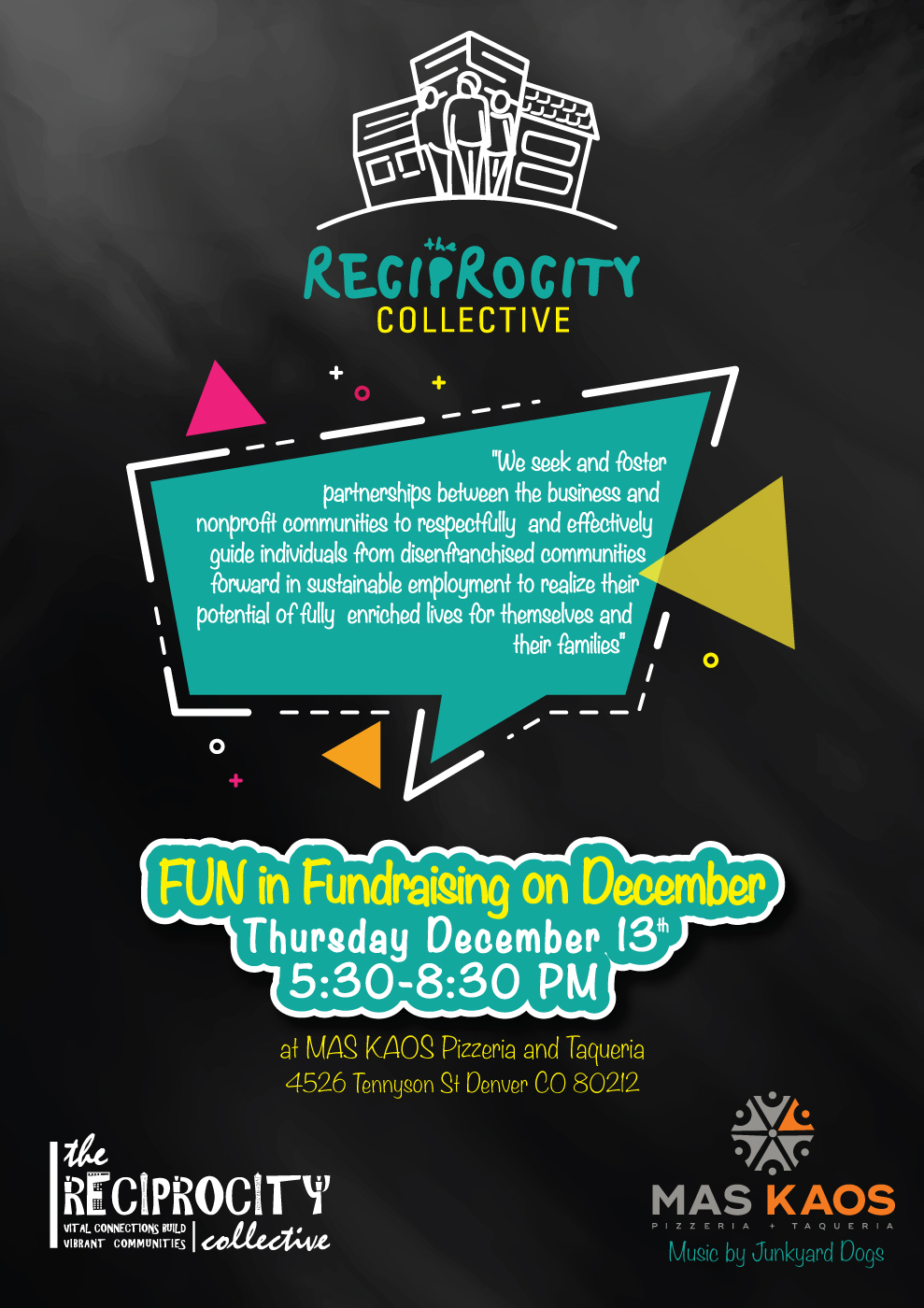 Diseño de Flyer por Fusionex Studio para The Reciprocity Collective | Diseño #20438361