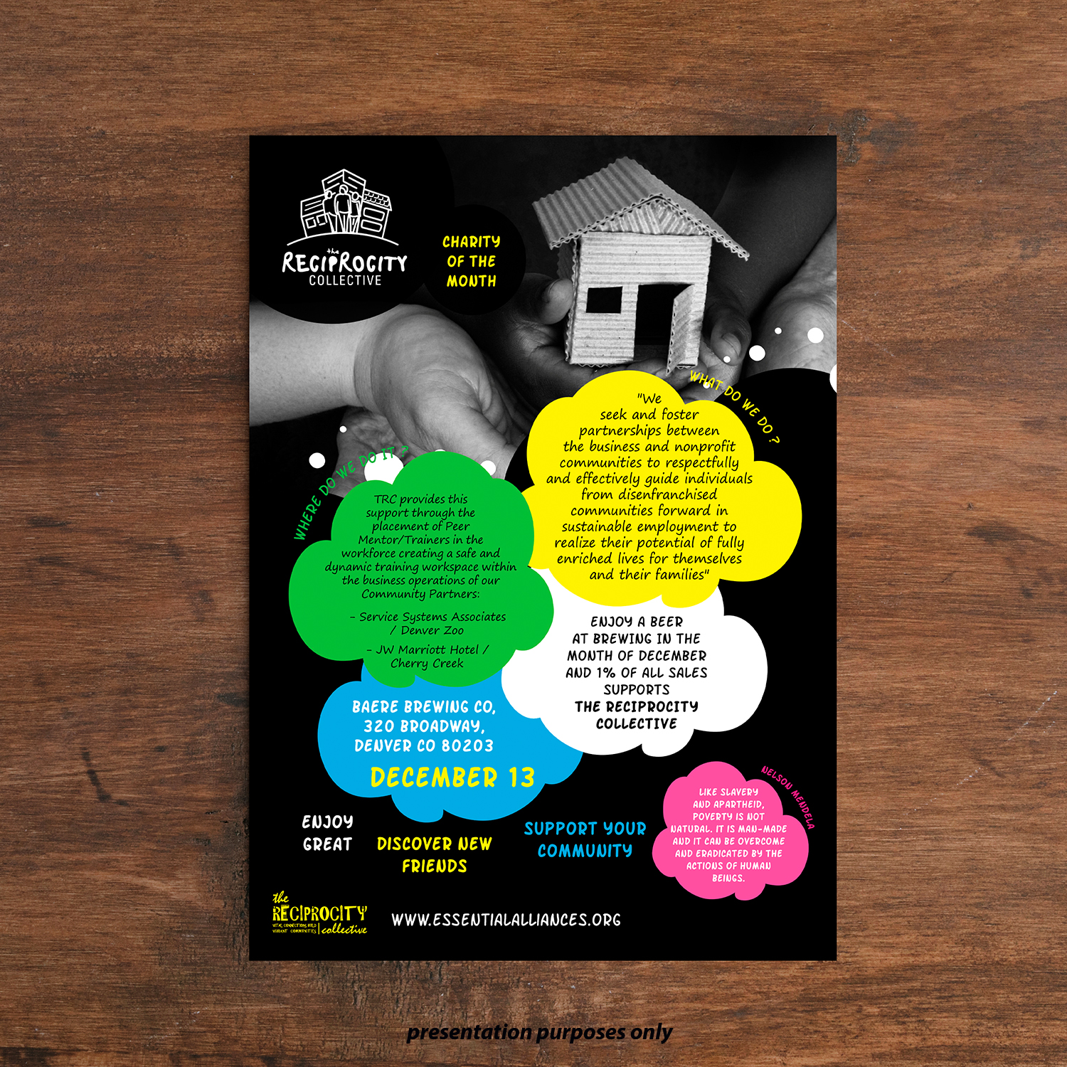 Flyer Design by JanuXart for The Reciprocity Collective | Design #20433422