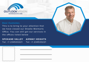 Postcard Design by Murry for Outlook Vision | Design: #20440349