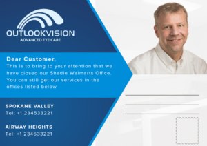 Postcard Design by Murry for Outlook Vision | Design #20441010