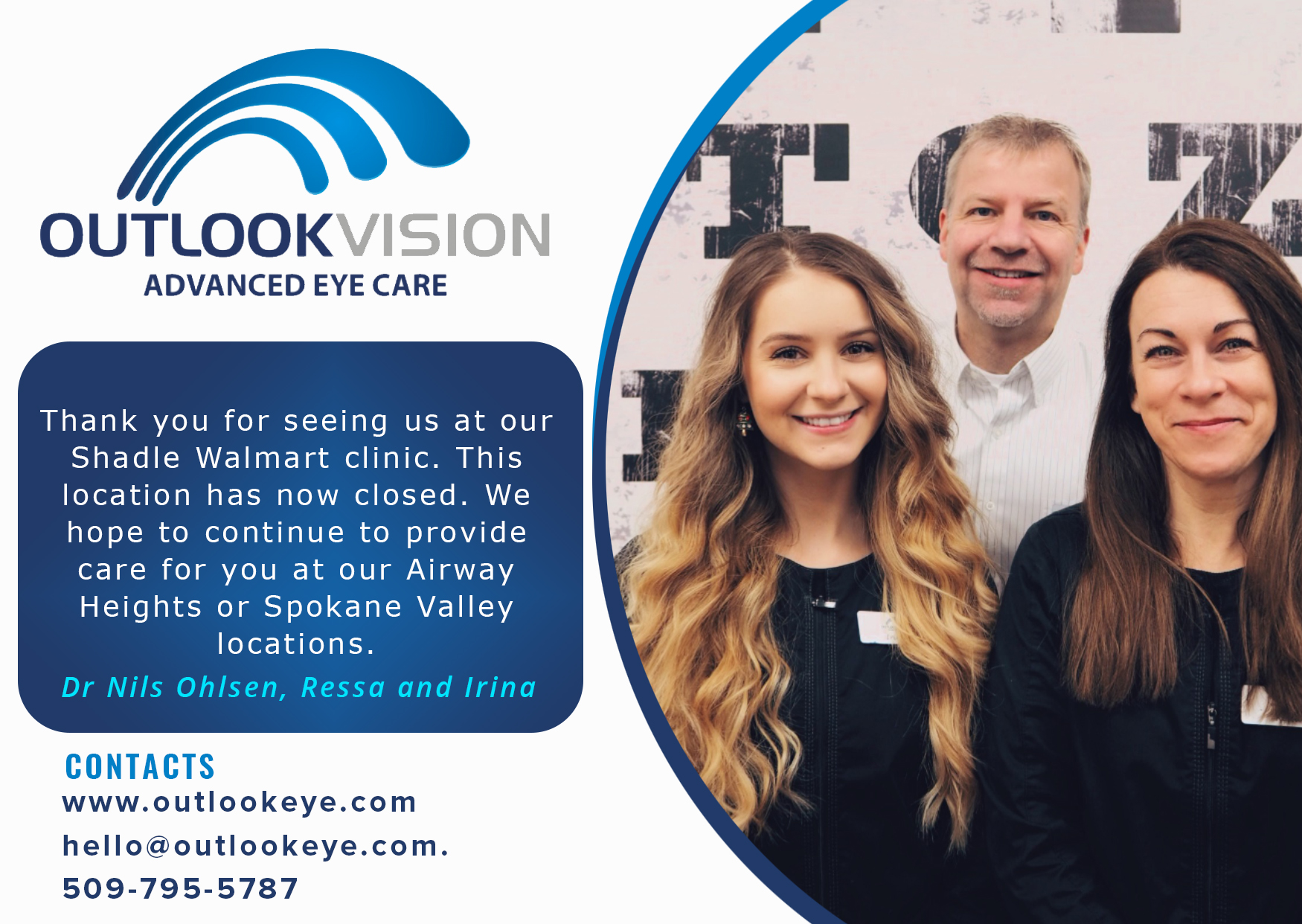 Postcard Design by Murry for Outlook Vision | Design #20508712