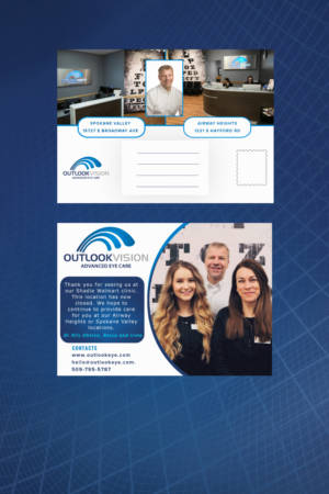 Postcard Design by Murry for Outlook Vision | Design: #20516543