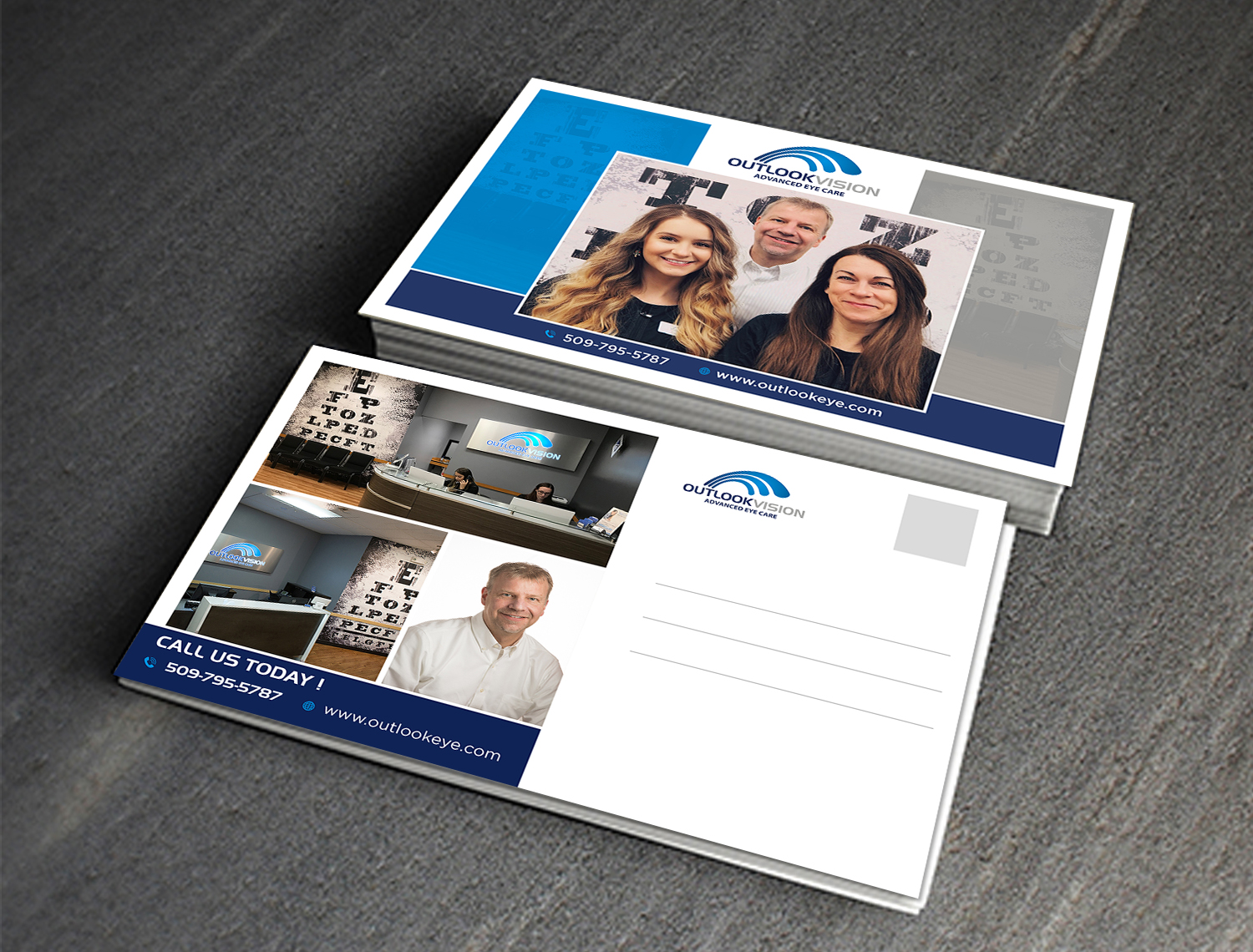 Postcard Design by debdesign for Outlook Vision | Design #20451712