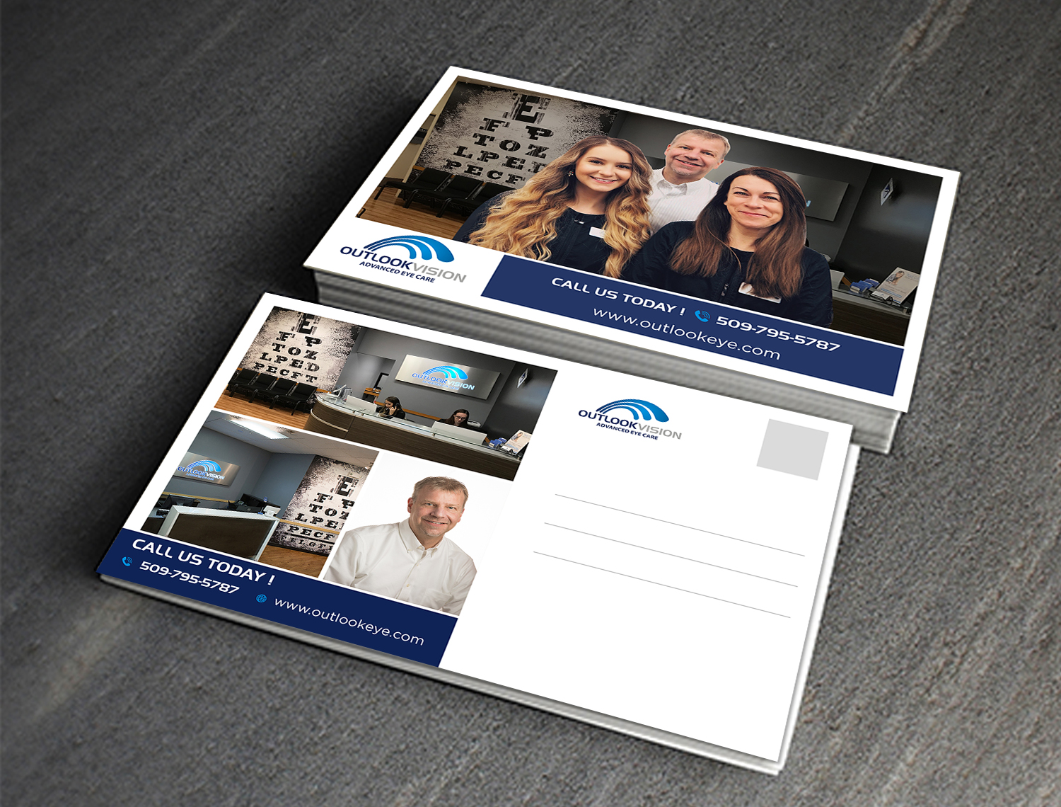 Postcard Design by debdesign for Outlook Vision | Design #20451717