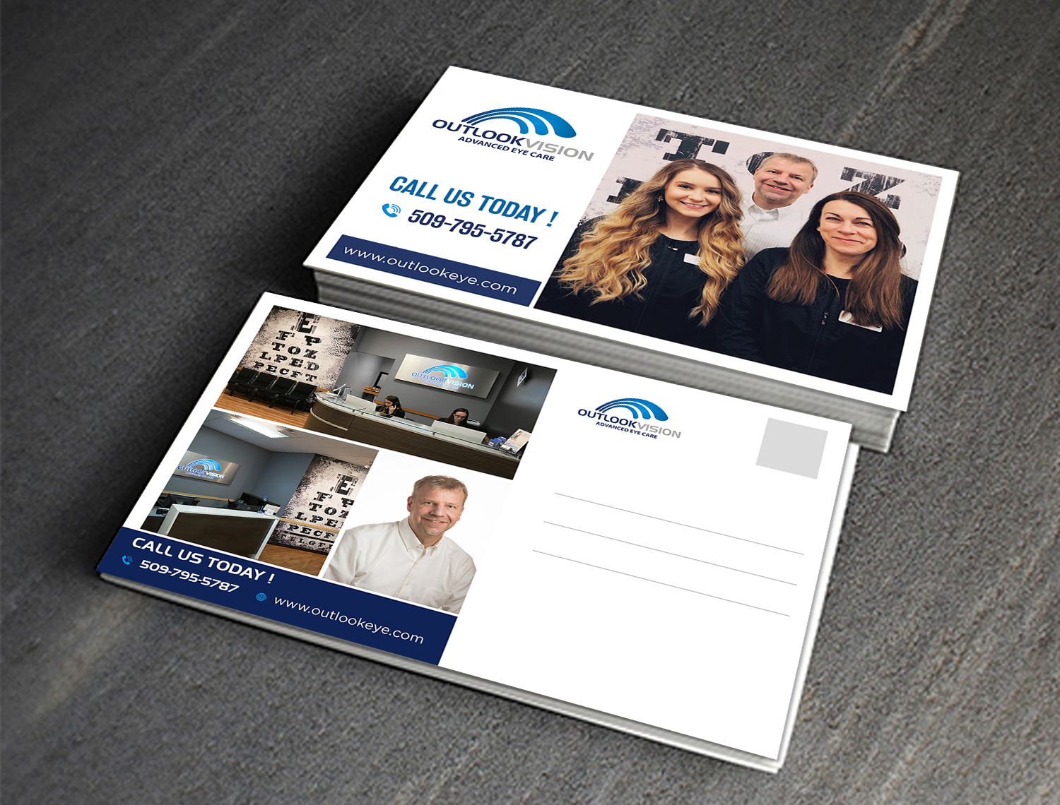 Postcard Design by debdesign for Outlook Vision | Design #20451828