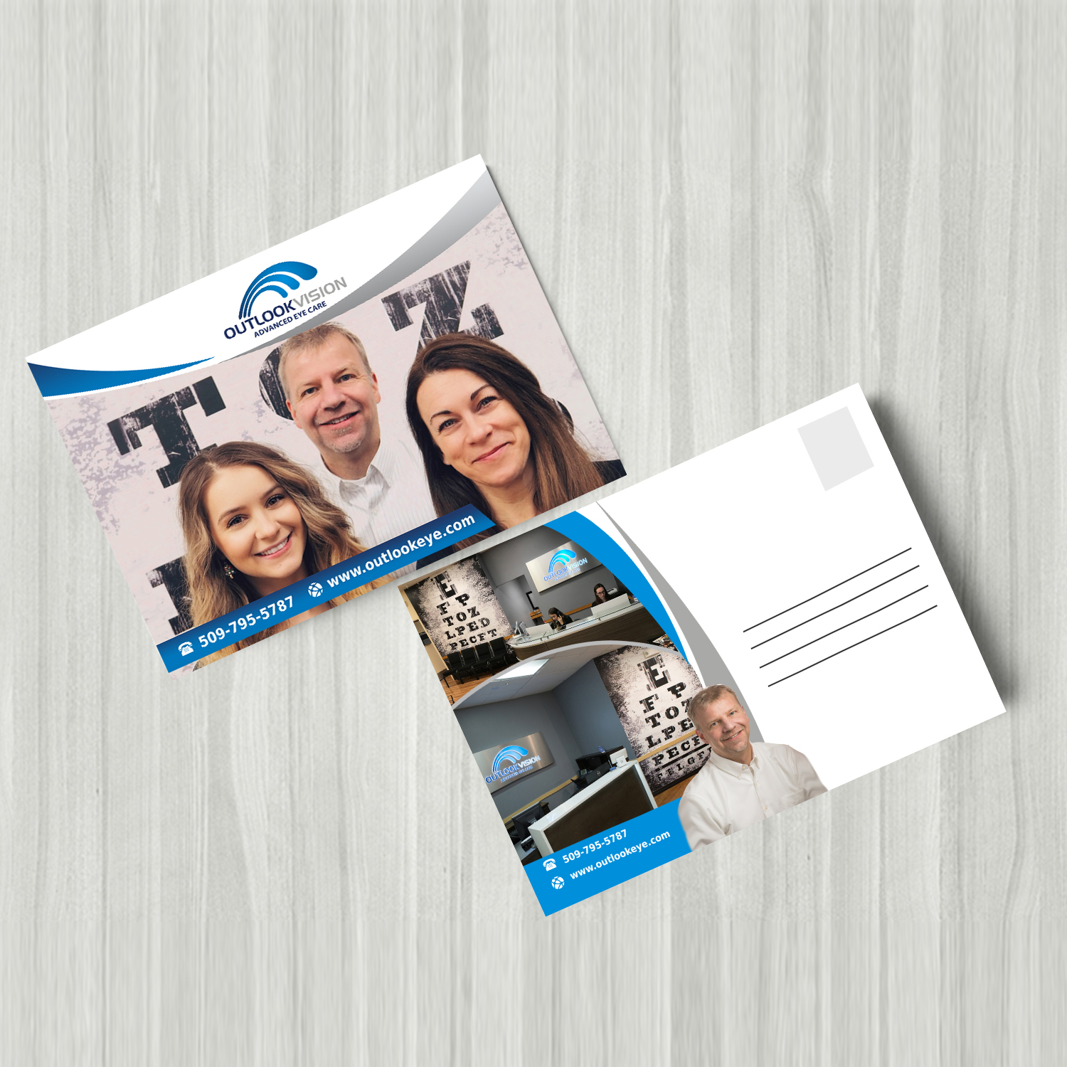 Postcard Design by debdesign for Outlook Vision | Design #20454130