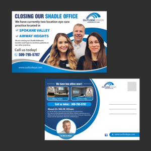 Postcard Design by aspiremedia for Outlook Vision | Design #20473384