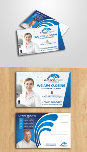 Postcard Design by ecorokerz for Outlook Vision | Design #20442332