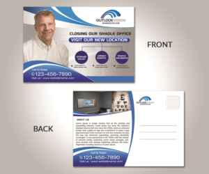 Postcard Design by innovative earth for Outlook Vision | Design: #20440910