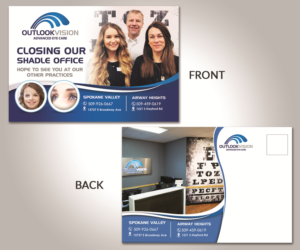 Postcard Design by innovative earth for Outlook Vision | Design: #20449304