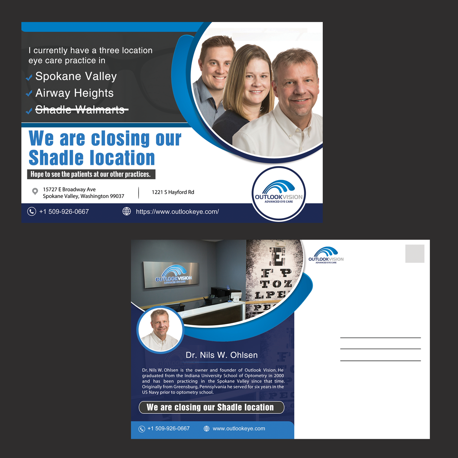 Postcard Design by Schöpfer for Outlook Vision | Design #20451761