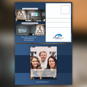 Postcard Design by Ngoeg for Outlook Vision | Design: #20506839