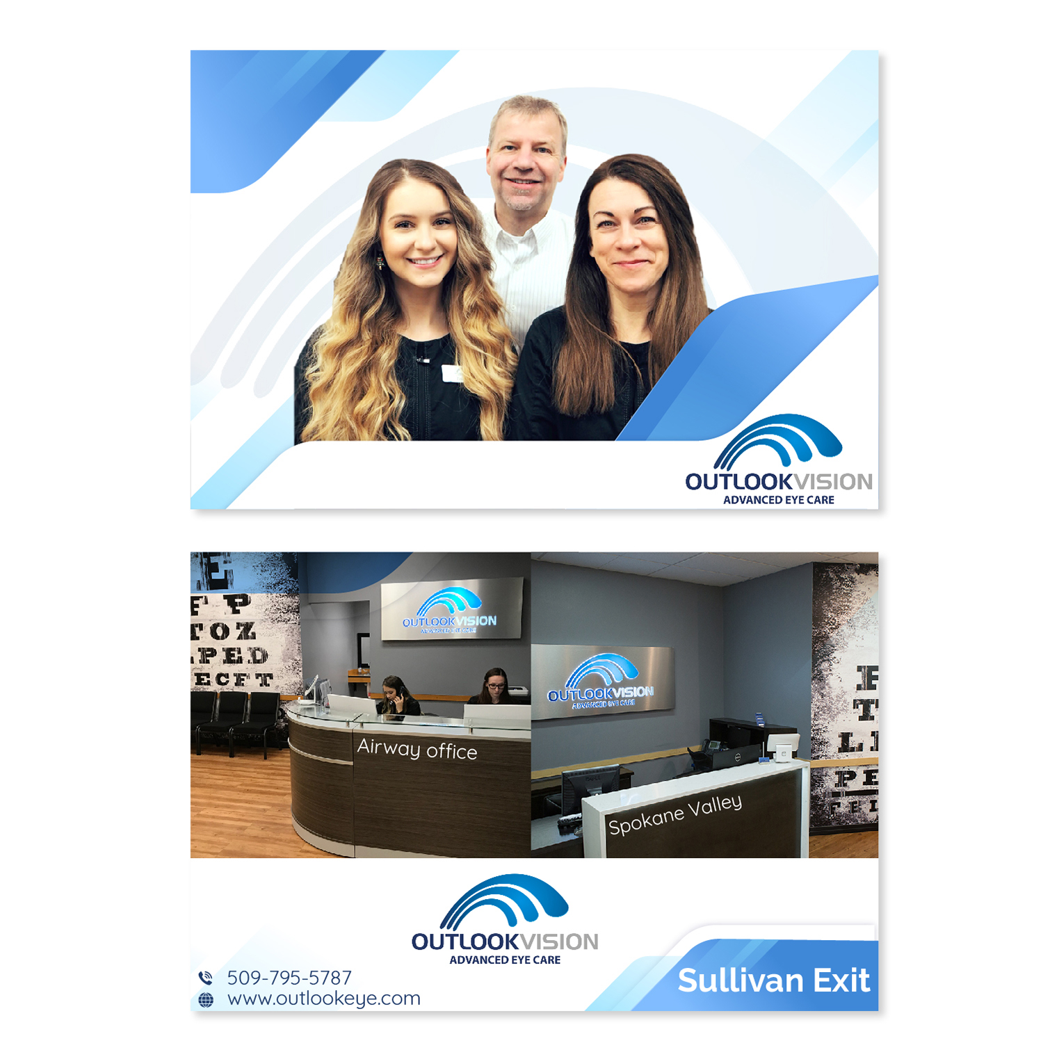 Postcard Design by Adil Ashraf for Outlook Vision | Design #20454920