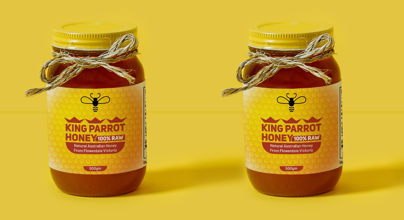 Label Design by Deziners Zone for King Parrot Honey | Design #20444540