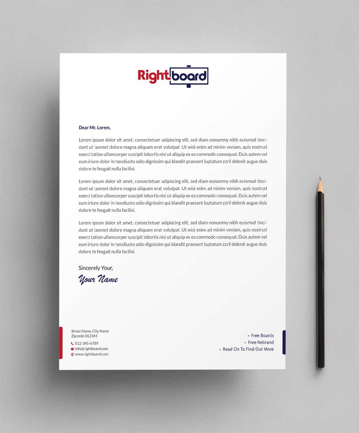 Design En-Tête par Infinitive Technology pour Rightboard | Design #20440132