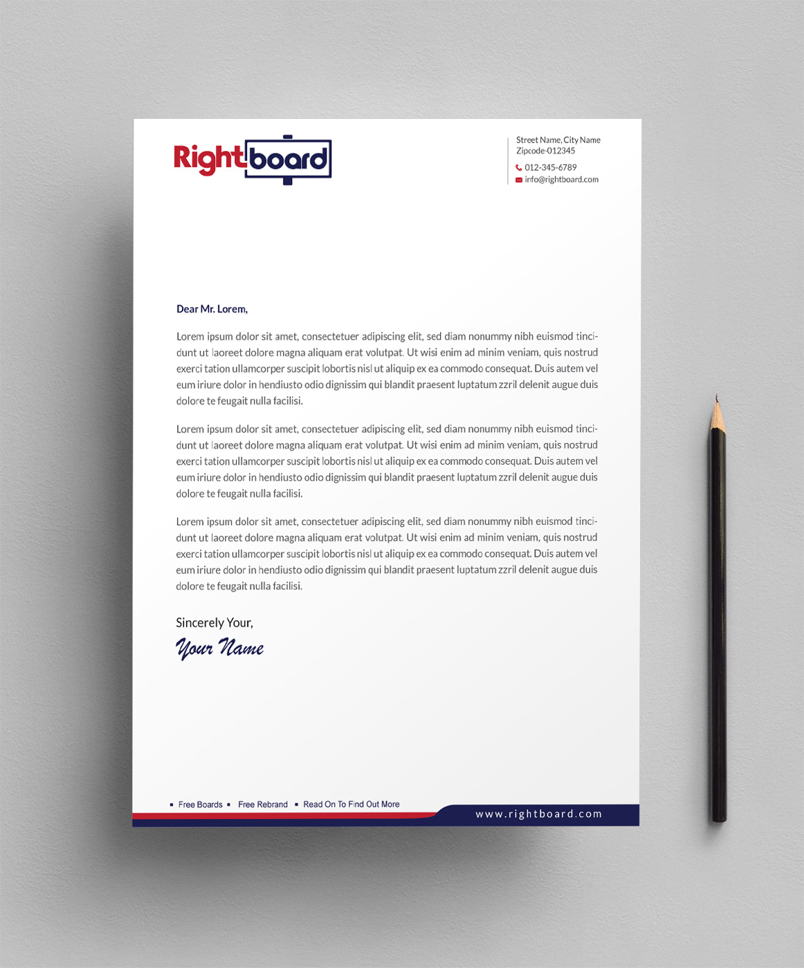 Design En-Tête par Infinitive Technology pour Rightboard | Design #20440259