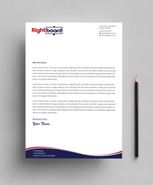 Briefkopf-Design von Infinitive Technology für Rightboard | Design: #20440650