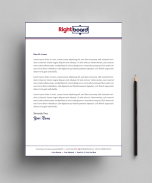 Briefkopf-Design von Infinitive Technology für Rightboard | Design: #20441300