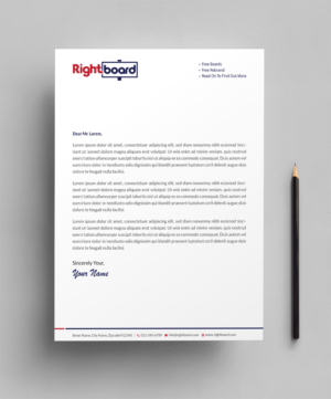 Briefkopf-Design von Infinitive Technology für Rightboard | Design: #20441324