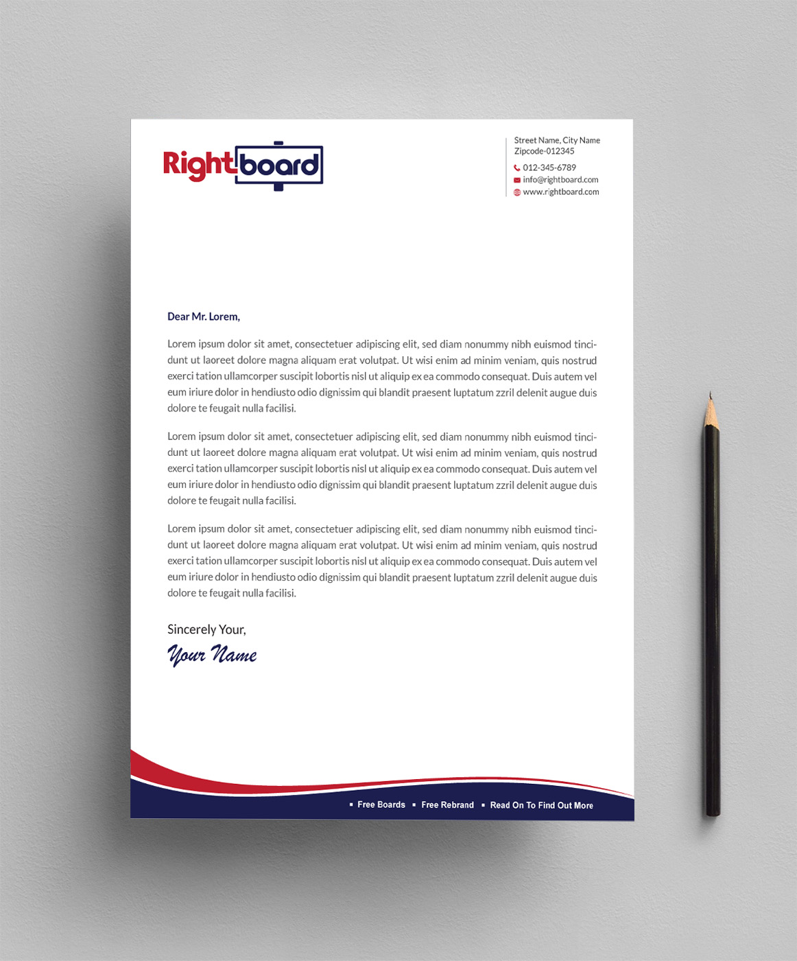 Design En-Tête par Infinitive Technology pour Rightboard | Design #20441327