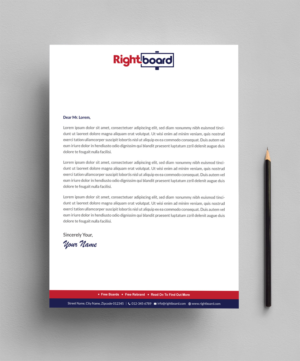 Briefkopf-Design von Infinitive Technology für Rightboard | Design: #20441328
