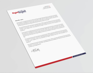 Briefkopf-Design von Infinitive Technology für Rightboard | Design: #20442708