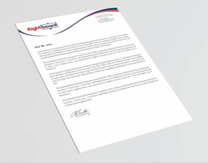 Briefkopf-Design von Infinitive Technology für Rightboard | Design: #20443204