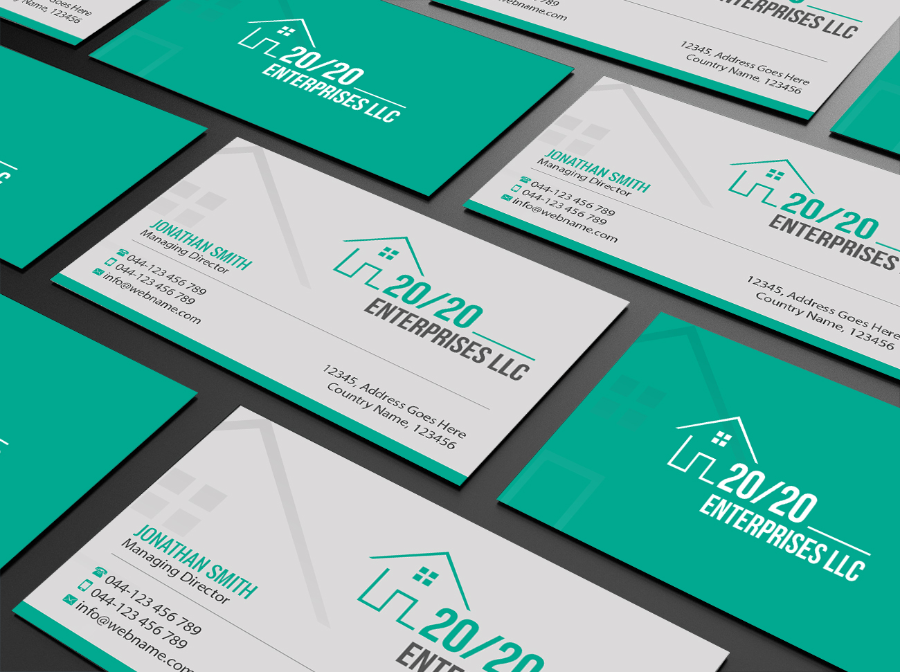 Diseño de Tarjeta de Presentación por Creations Box 2015 para 20/20 Enterprises LLC., | Diseño #20446323