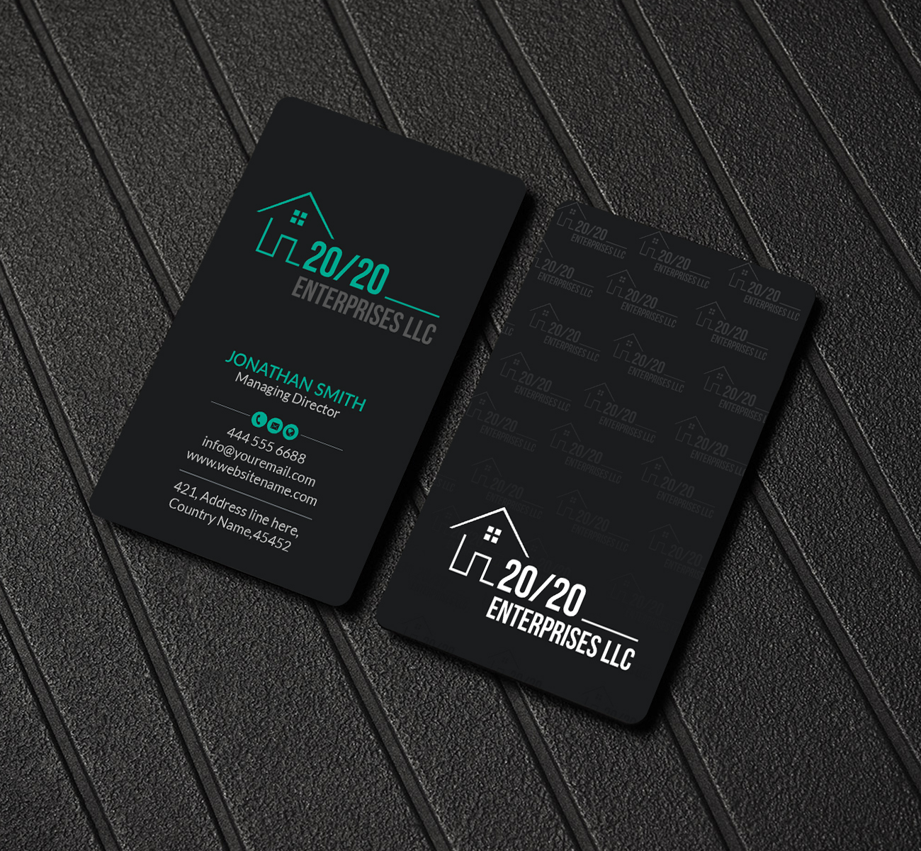 Diseño de Tarjeta de Presentación por Creations Box 2015 para 20/20 Enterprises LLC., | Diseño #20446327